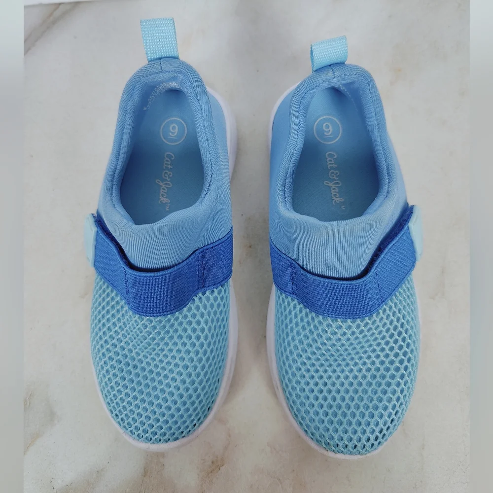 Cat & Jack Toddler Austen Water Shoes Hook Loop Closure, Sz 9